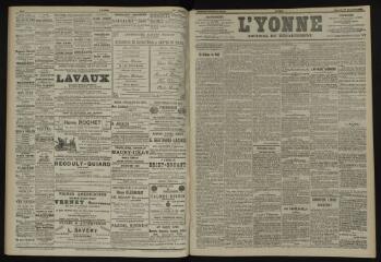3 vues - L\'Yonne, journal du département, n° 294, mercredi 24 décembre 1902 (ouvre la visionneuse)