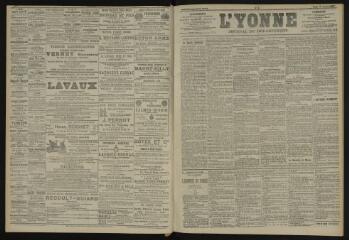 3 vues - L\'Yonne, journal du département, n° 4, mardi 6 janvier 1903 (ouvre la visionneuse)
