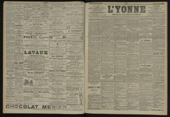 3 vues - L\'Yonne, journal du département, n° 6, jeudi 8 janvier 1903 (ouvre la visionneuse)