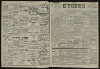 3 vues - L\'Yonne, journal du département, n° 13, vendredi 16 janvier 1903 (ouvre la visionneuse)