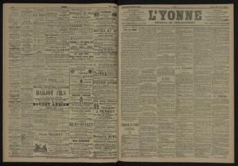 3 vues - L\'Yonne, journal du département, n° 17, mercredi 21 janvier 1903 (ouvre la visionneuse)