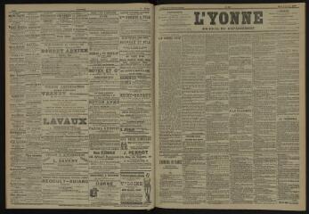 3 vues - L\'Yonne, journal du département, n° 28, mardi 3 février 1903 (ouvre la visionneuse)