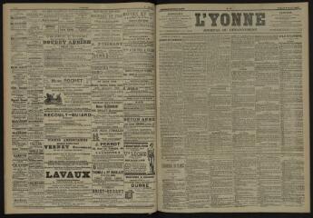 3 vues - L\'Yonne, journal du département, n° 31, vendredi 6 février 1903 (ouvre la visionneuse)