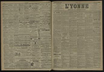 3 vues - L\'Yonne, journal du département, n° 33, lundi 9 février 1903 (ouvre la visionneuse)