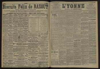 3 vues - L\'Yonne, journal du département, n° 298, jeudi 24 décembre 1903 (ouvre la visionneuse)