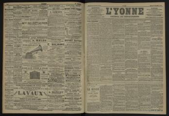 3 vues - L\'Yonne, journal du département, n° 299, samedi 26 décembre 1903 (ouvre la visionneuse)