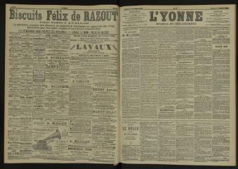 3 vues - L\'Yonne, journal du département, n° 6, vendredi 8 janvier 1904 (ouvre la visionneuse)