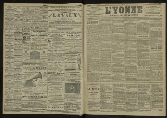 3 vues - L\'Yonne, journal du département, n° 7, samedi 9 janvier 1904 (ouvre la visionneuse)