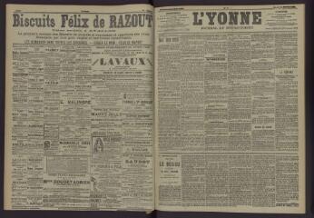 3 vues - L\'Yonne, journal du département, n° 9, mardi 12 janvier 1904 (ouvre la visionneuse)