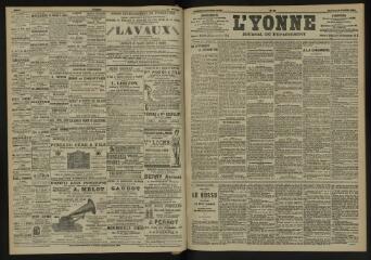 3 vues - L\'Yonne, journal du département, n° 28, mercredi 3 février 1904 (ouvre la visionneuse)