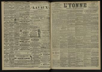 3 vues - L\'Yonne, journal du département, n° 35, jeudi 11 février 1904 (ouvre la visionneuse)