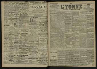 3 vues - L\'Yonne, journal du département, n° 36, vendredi 12 février 1904 (ouvre la visionneuse)