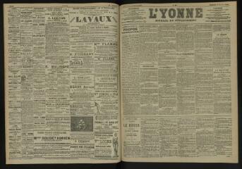 3 vues - L\'Yonne, journal du département, n° 48, vendredi 26 février 1904 (ouvre la visionneuse)