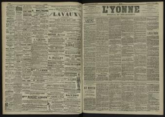 3 vues - L\'Yonne, journal du département, n° 54, vendredi 4 mars 1904 (ouvre la visionneuse)
