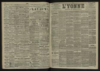 3 vues - L\'Yonne, journal du département, n° 83, vendredi 8 avril 1904 (ouvre la visionneuse)