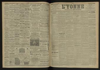 3 vues - L\'Yonne, journal du département, n° 96, samedi 23 avril 1904 (ouvre la visionneuse)