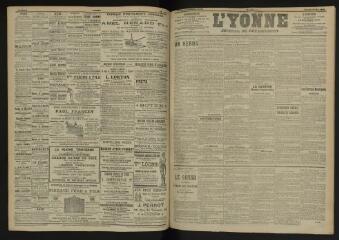 3 vues - L\'Yonne, journal du département, n° 113, samedi 14 mai 1904 (ouvre la visionneuse)