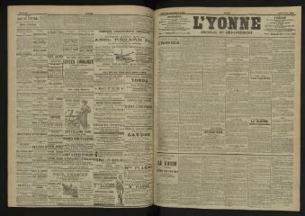 3 vues - L\'Yonne, journal du département, n° 128, jeudi 2 juin 1904 (ouvre la visionneuse)
