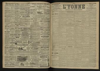 3 vues - L\'Yonne, journal du département, n° 135, vendredi 10 juin 1904 (ouvre la visionneuse)