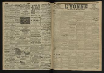 3 vues - L\'Yonne, journal du département, n° 142, samedi 18 juin 1904 (ouvre la visionneuse)