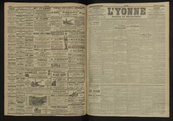 3 vues - L\'Yonne, journal du département, n° 144, mardi 21 juin 1904 (ouvre la visionneuse)