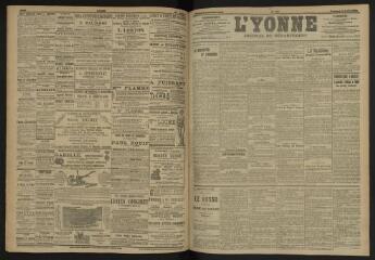 3 vues - L\'Yonne, journal du département, n° 170, vendredi 22 juillet 1904 (ouvre la visionneuse)