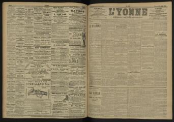 3 vues - L\'Yonne, journal du département, n° 186, mercredi 10 août 1904 (ouvre la visionneuse)