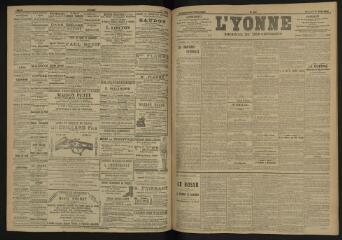 3 vues - L\'Yonne, journal du département, n° 191, mercredi 17 août 1904 (ouvre la visionneuse)