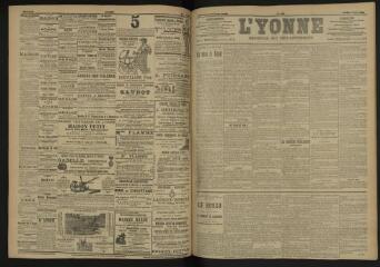 3 vues - L\'Yonne, journal du département, n° 192, jeudi 18 août 1904 (ouvre la visionneuse)