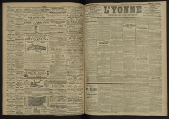 3 vues - L\'Yonne, journal du département, n° 193, vendredi 19 août 1904 (ouvre la visionneuse)