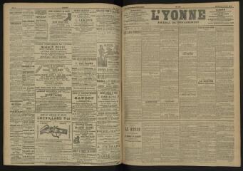 3 vues - L\'Yonne, journal du département, n° 197, mercredi 24 août 1904 (ouvre la visionneuse)