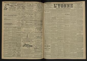 3 vues - L\'Yonne, journal du département, n° 223, vendredi 23 septembre 1904 (ouvre la visionneuse)