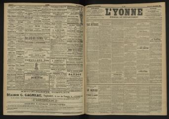 3 vues - L\'Yonne, journal du département, n° 224, samedi 24 septembre 1904 (ouvre la visionneuse)