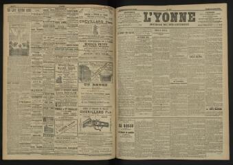 3 vues - L\'Yonne, journal du département, n° 231, lundi 3 octobre 1904 (ouvre la visionneuse)