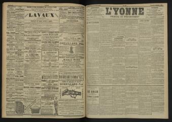 3 vues - L\'Yonne, journal du département, n° 236, samedi 8 octobre 1904 (ouvre la visionneuse)