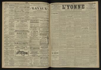 3 vues - L\'Yonne, journal du département, n° 238, mardi 11 octobre 1904 (ouvre la visionneuse)