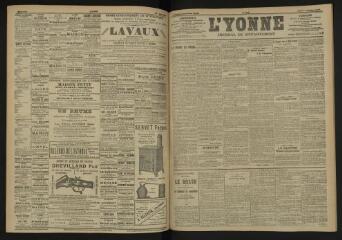 3 vues - L\'Yonne, journal du département, n° 240, jeudi 13 octobre 1904 (ouvre la visionneuse)