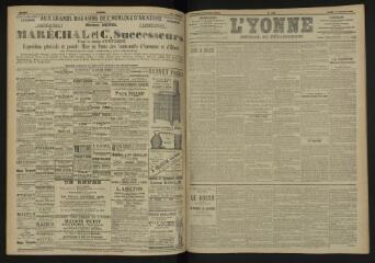 3 vues - L\'Yonne, journal du département, n° 243, lundi 17 octobre 1904 (ouvre la visionneuse)