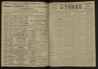 3 vues - L\'Yonne, journal du département, n° 248, samedi 22 octobre 1904 (ouvre la visionneuse)