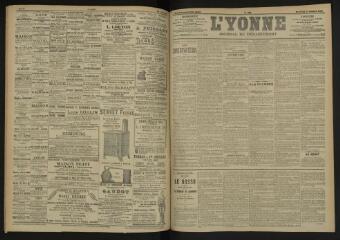 3 vues - L\'Yonne, journal du département, n° 251, mercredi 26 octobre 1904 (ouvre la visionneuse)