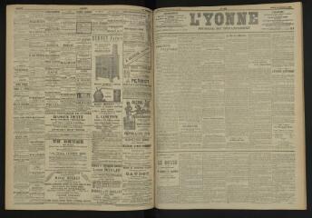 3 vues - L\'Yonne, journal du département, n° 255, lundi 31 octobre 1904 (ouvre la visionneuse)