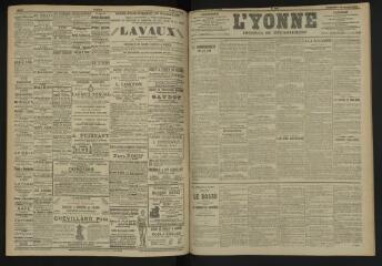 3 vues - L\'Yonne, journal du département, n° 258, vendredi 4 novembre 1904 (ouvre la visionneuse)