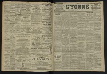 3 vues - L\'Yonne, journal du département, n° 270, vendredi 18 novembre 1904 (ouvre la visionneuse)