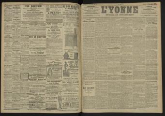 3 vues - L\'Yonne, journal du département, n° 290, lundi 12 décembre 1904 (ouvre la visionneuse)