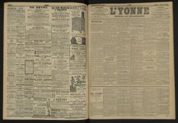3 vues - L\'Yonne, journal du département, n° 296, lundi 19 décembre 1904 (ouvre la visionneuse)