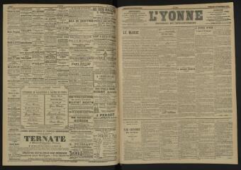 3 vues - L\'Yonne, journal du département, n° 306, vendredi 30 décembre 1904 (ouvre la visionneuse)