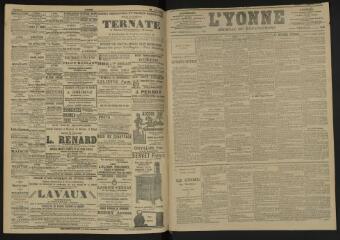 3 vues - L\'Yonne, journal du département, n° 307, samedi 31 décembre 1904 (ouvre la visionneuse)