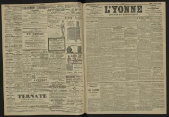 3 vues - L\'Yonne, journal du département, n° 6, lundi 9 janvier 1905 (ouvre la visionneuse)