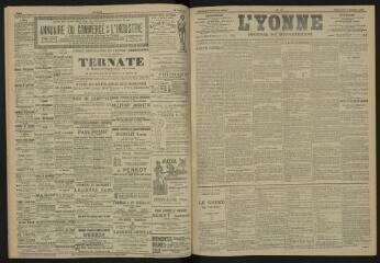 3 vues - L\'Yonne, journal du département, n° 10, vendredi 13 janvier 1905 (ouvre la visionneuse)
