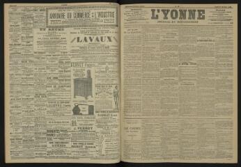 3 vues - L\'Yonne, journal du département, n° 15, jeudi 19 janvier 1905 (ouvre la visionneuse)